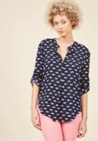 Modcloth Safari As I Can See Top In Elephant