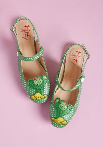 Banned Banned Your Just Deserts Slingback Flat In 36