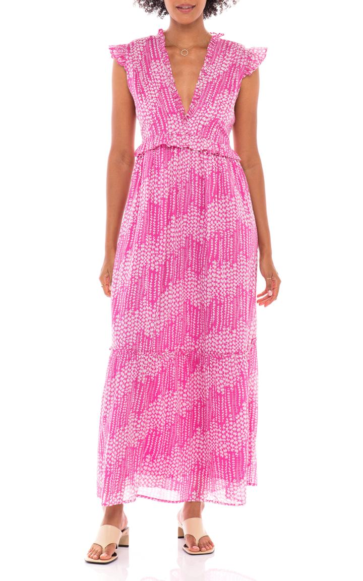 Moda Operandi Banjanan Constance Printed Cotton Wrap Dress