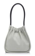 Proenza Schouler Large Ruched Leather And Suede Tote
