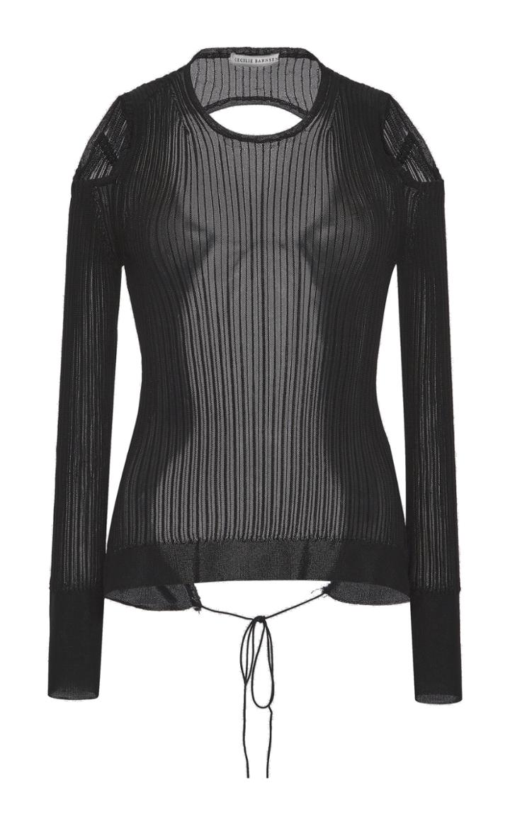 Moda Operandi Cecilie Bahnsen Felicia Ribbed-knit Top