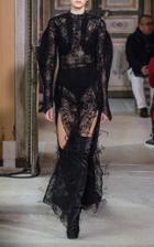 Olivier Theyskens Tahlia Sheer Lace Maxi Dress