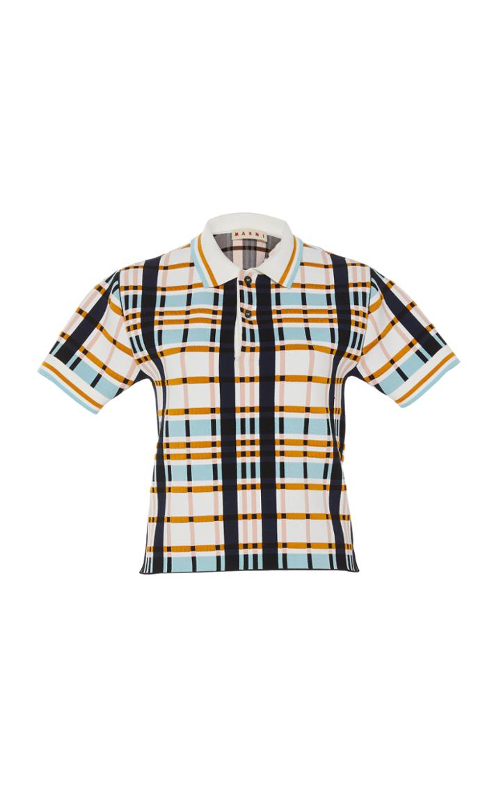 Marni Short Sleeve Polo Neck Sweater