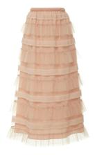 Red Valentino Tiered Tulle Skirt