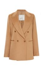 Giuliva Heritage Collection Stella Double-breasted Camel Hair Blazer