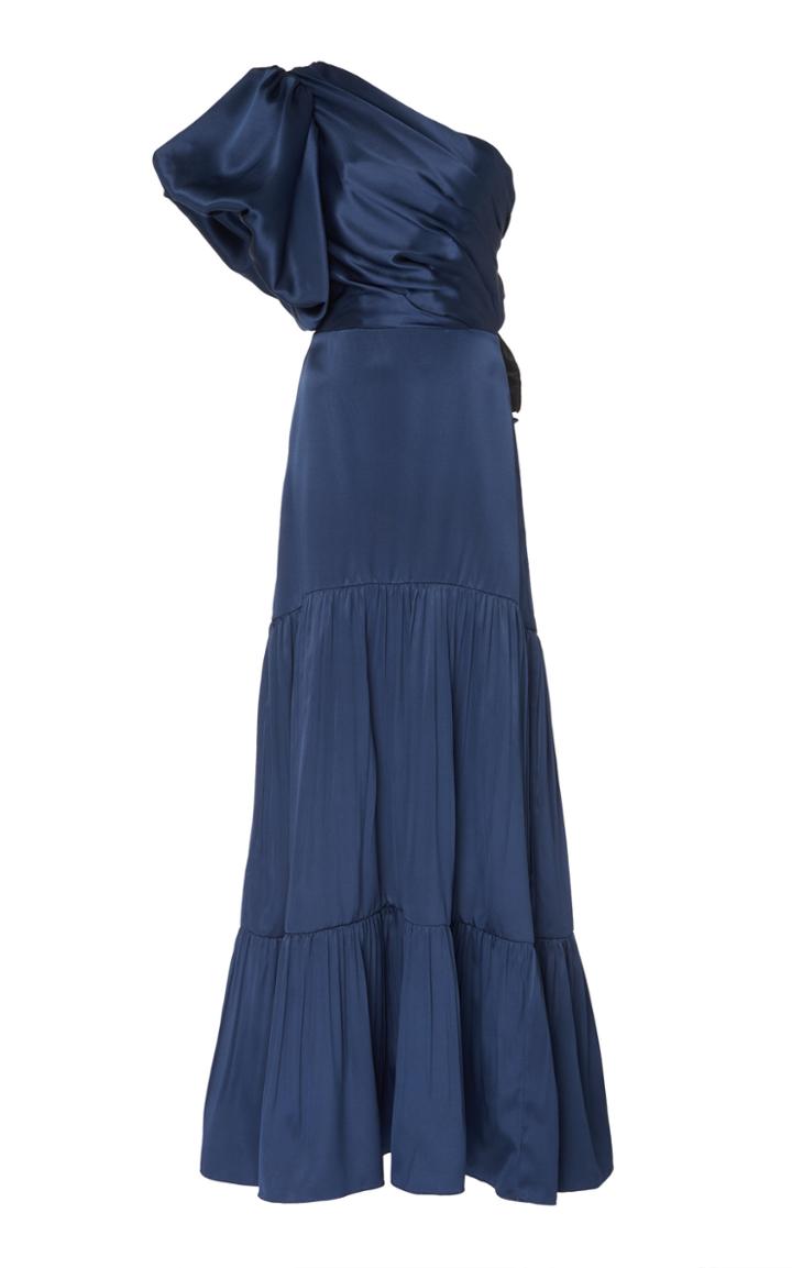 Johanna Ortiz Silk Satin Spirit Warrior Dress