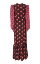 The Vampire's Wife Belted Cotton Tea Dress