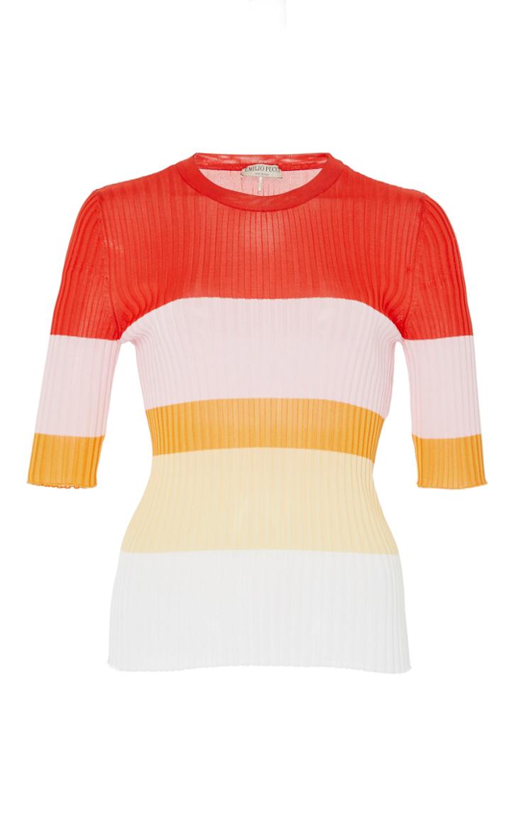 Emilio Pucci Stripe Knit Top