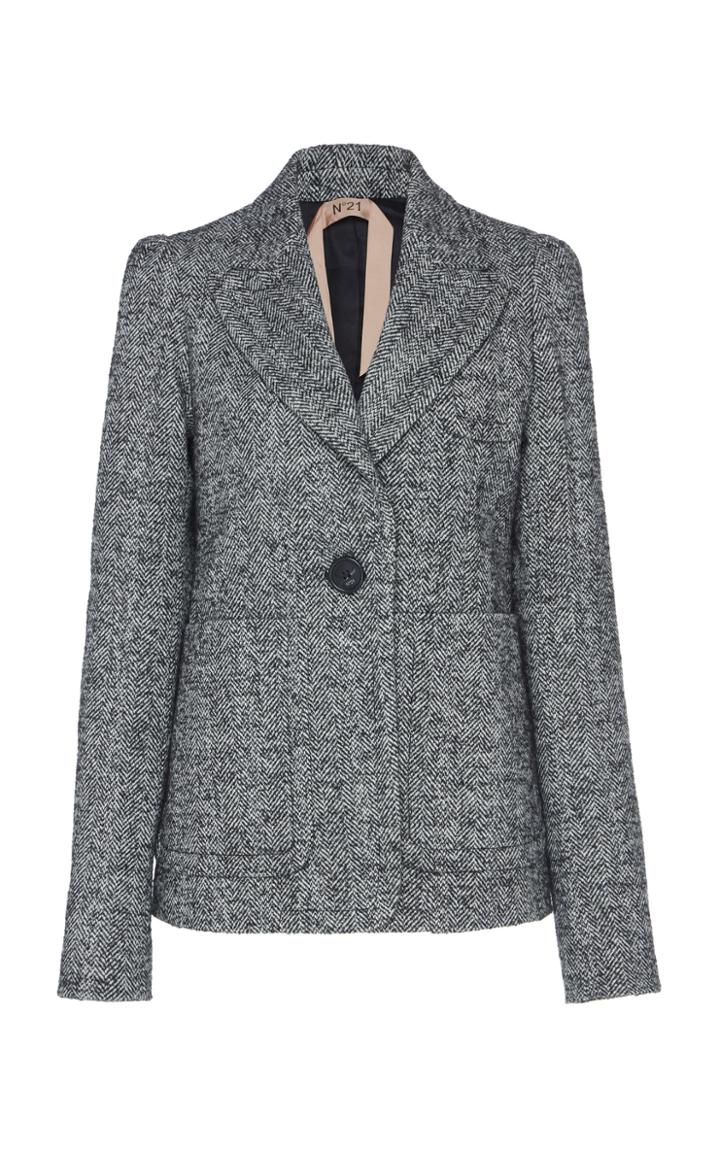 N 21 N&deg;21 Jodi Single-breasted Wool-blend Blazer