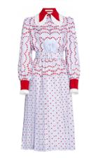 Moda Operandi Rodarte Belted Pleated Silk Dress