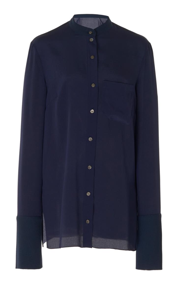 Roland Mouret Maybach Wool-blend Blouse