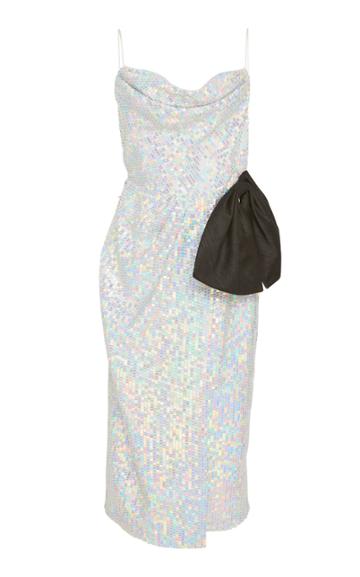 Markarian Sequin Wrap Dress
