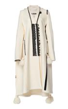 Jil Sander Embroidered Wool Coat