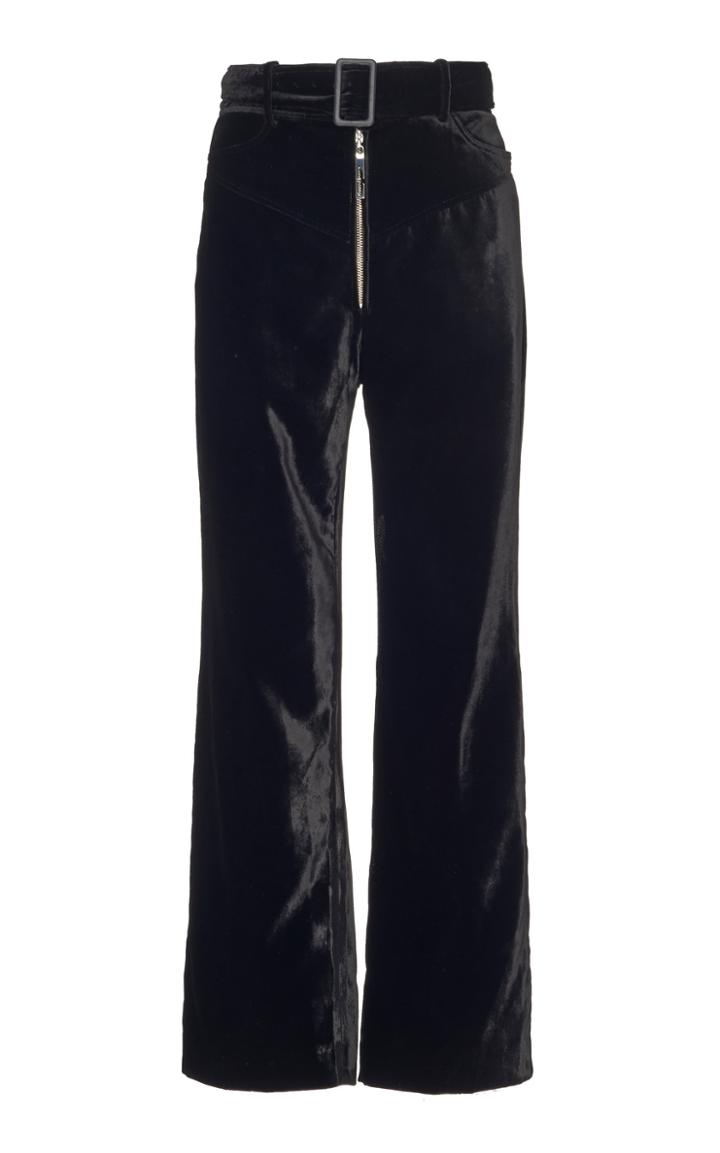 Ellery Yoke Detail Flare Pant W Belt