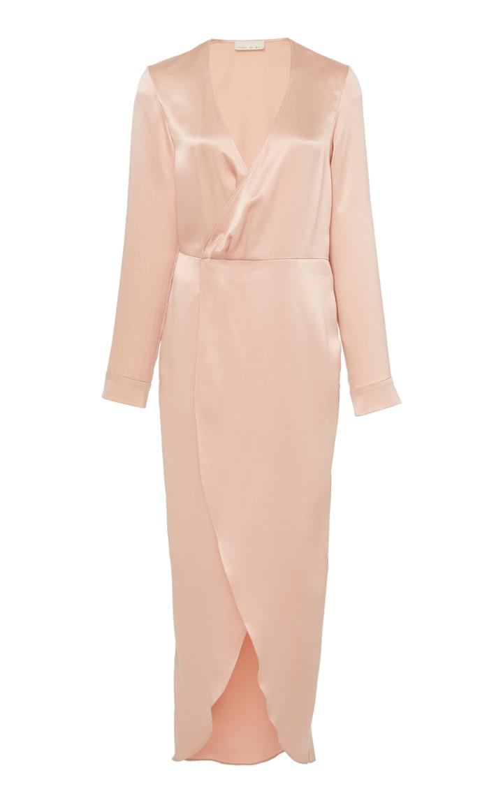 Fleur Du Mal Silk Wrap Dress