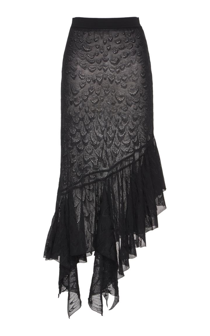 Roberto Cavalli Lace Midi Skirt