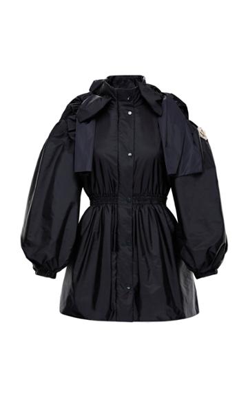 Moncler 4 Simone Rocha Bow-detailed Shell Peplum Jacket