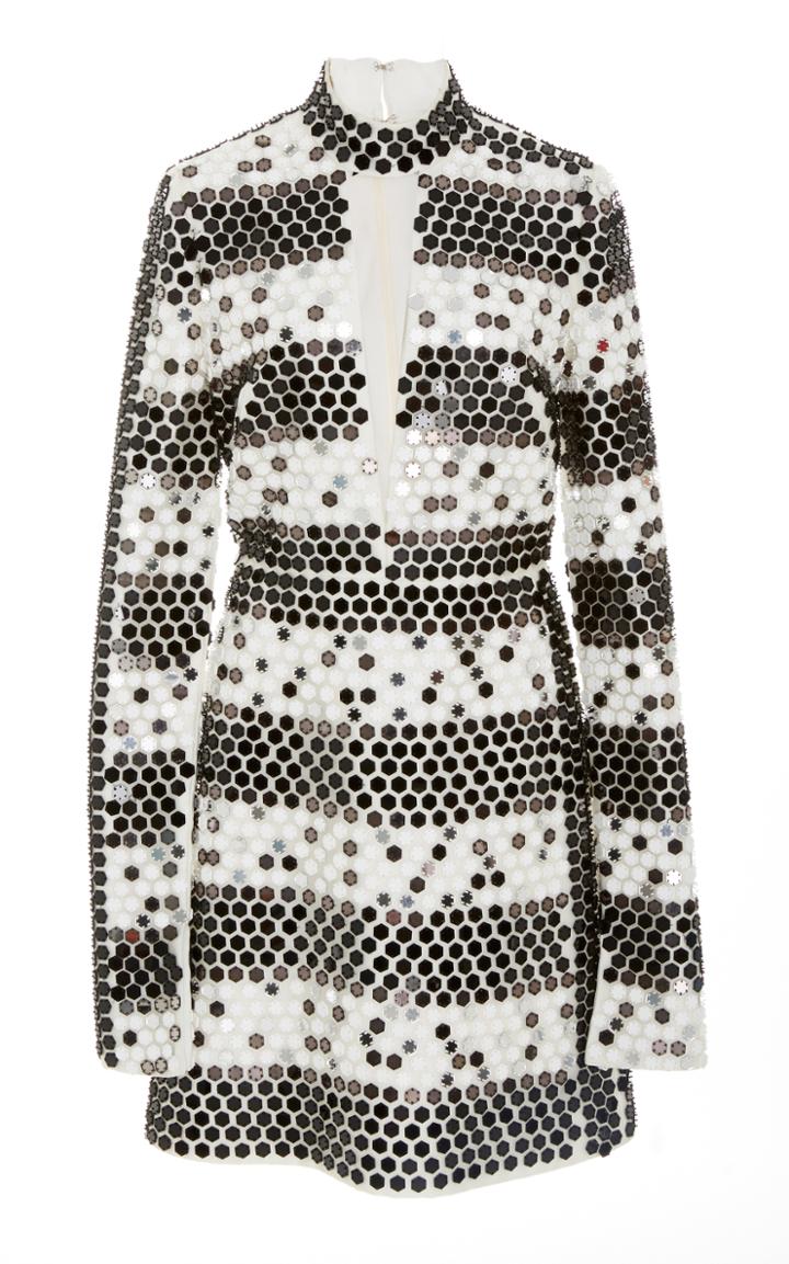 Bibhu Mohapatra Crystal Embroidered Mini Dress