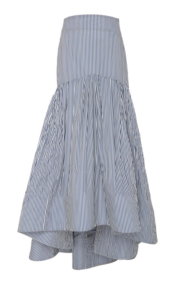 Rosie Assoulin Flounce Twill Skirt