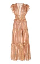 Ulla Johnson Justyne Silk-blend Midi Dress