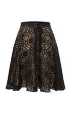Bianca Spender Circle Flounce Mini Skirt