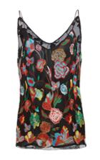 Cynthia Rowley Embroidered Tulle Camisole