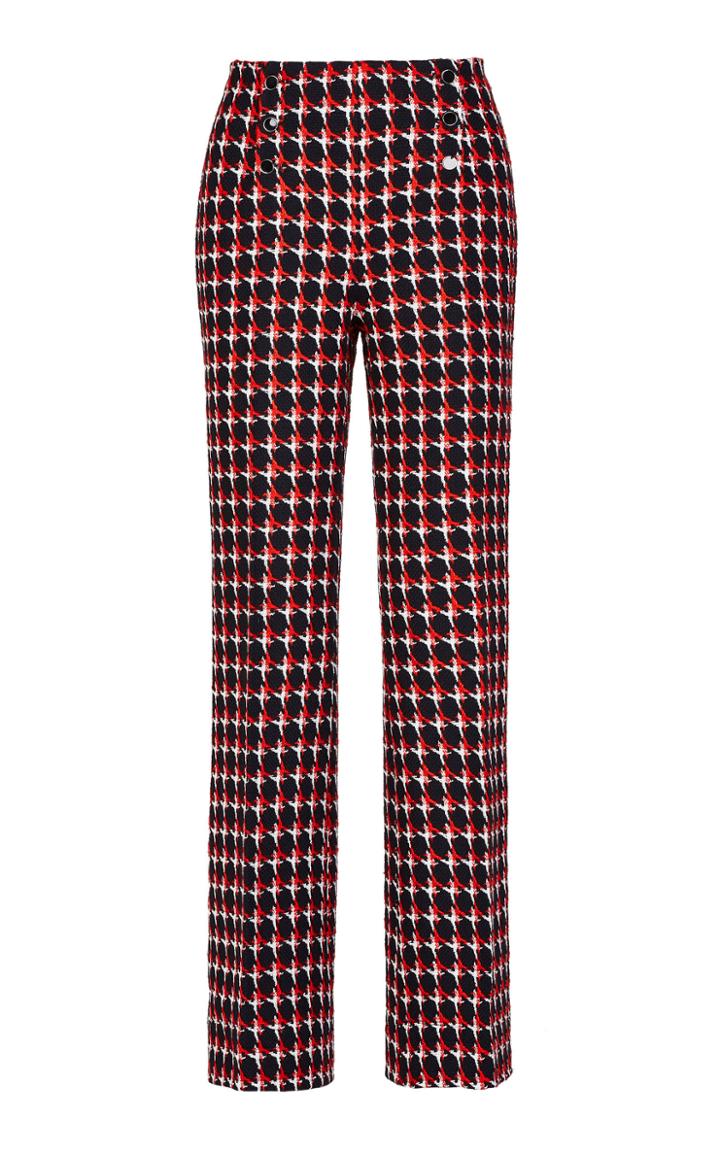 Giuliva Heritage Collection Sailor Houndstooth Wool Trousers