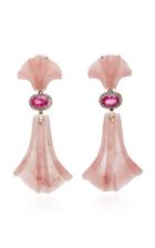 Silvia Furmanovich Carved Grape Quartz Drop Earrings