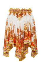 Zimmermann Brightside Asymmetric Silk Skirt