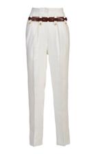Giuliva Heritage Collection Tailored Trousers With Leather Belt