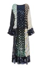 Tory Burch Sequin-embellished Chiffon Maxi Dress