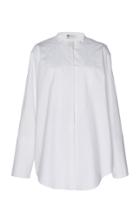 Lanvin Long Sleeve Cotton Tunic Top