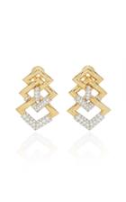 David Webb Triple Link Earrings