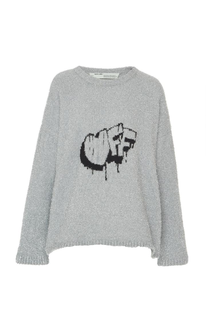 Off-white C/o Virgil Abloh Boucl Graphic Sweater