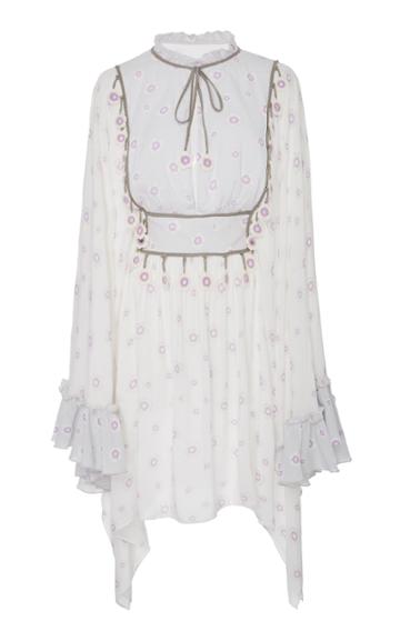 My Beachy Side Peasant Mini Dress