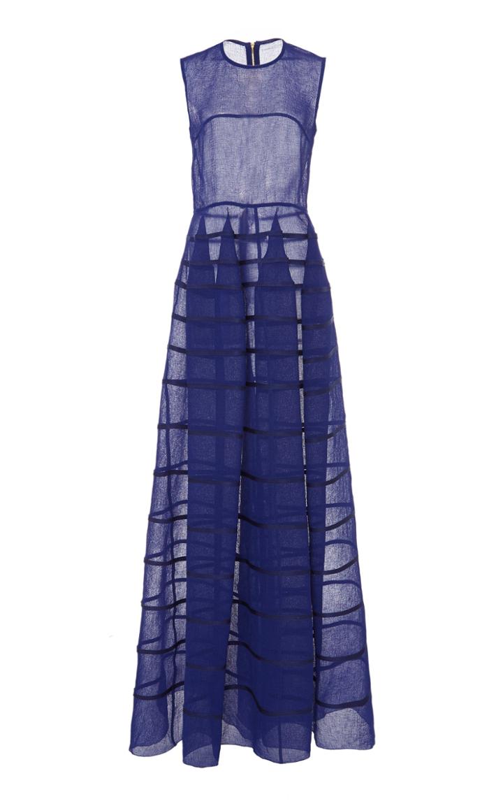 Maison Rabih Kayrouz Striped Gaze Dress