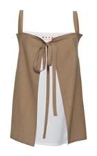 Marni Tie Front Tank Top