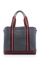 Want Les Essentiels Marti Leather-trimmed Canvas Tote