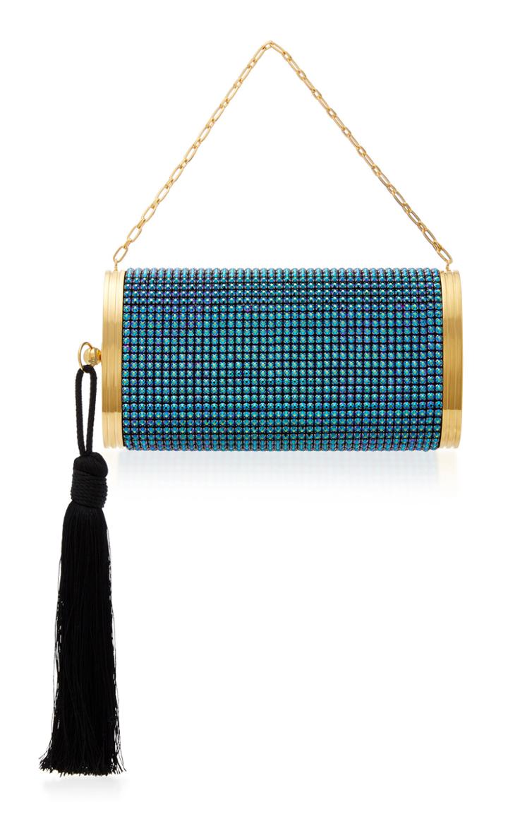 Bienen Davis M'o Exclusive Mori Black Suede Swarovski Bag