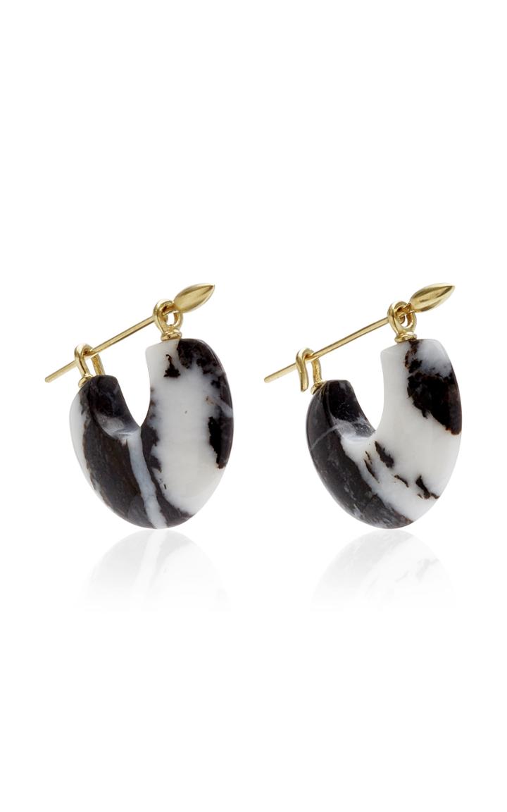 Moda Operandi En Zebra Stone Arch Earrings
