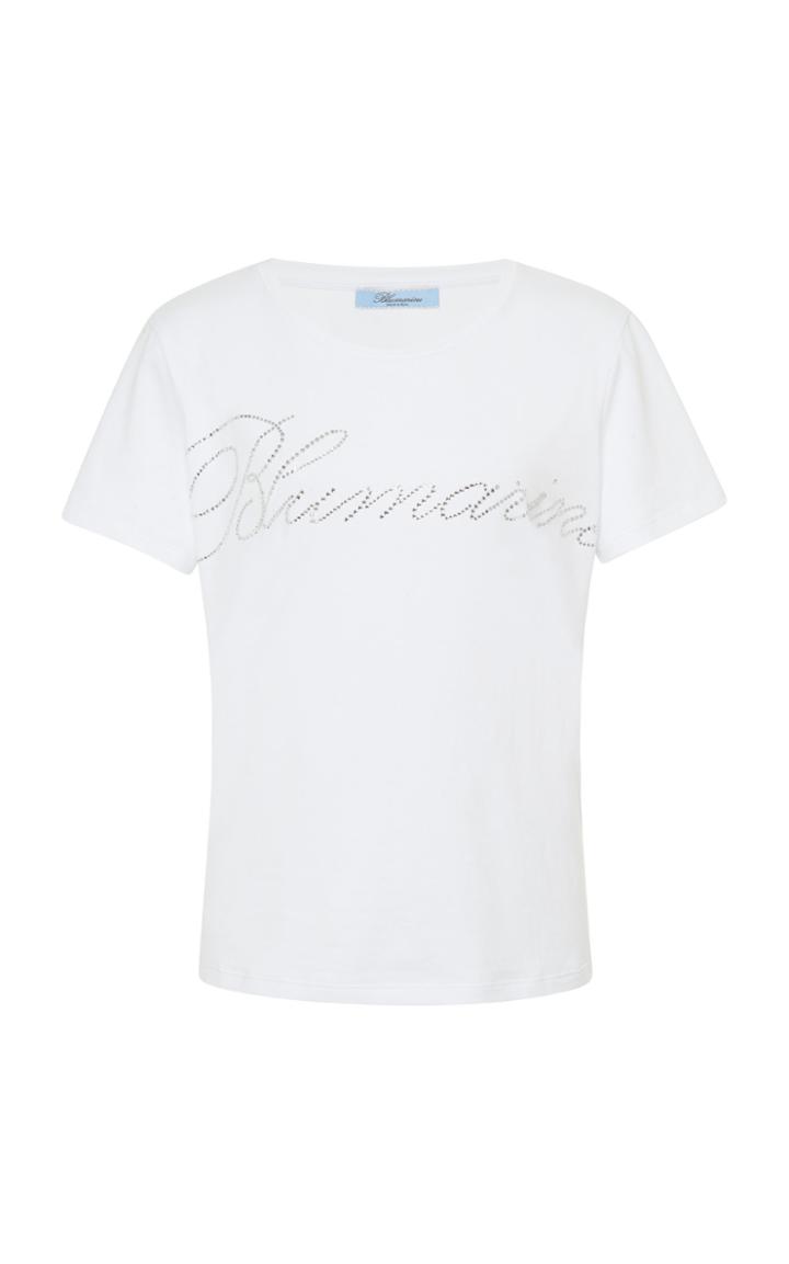 Blumarine Logo Short Sleeve T-shirt