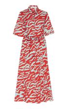 Prabal Gurung Printed Cotton Midi Shirt Dress