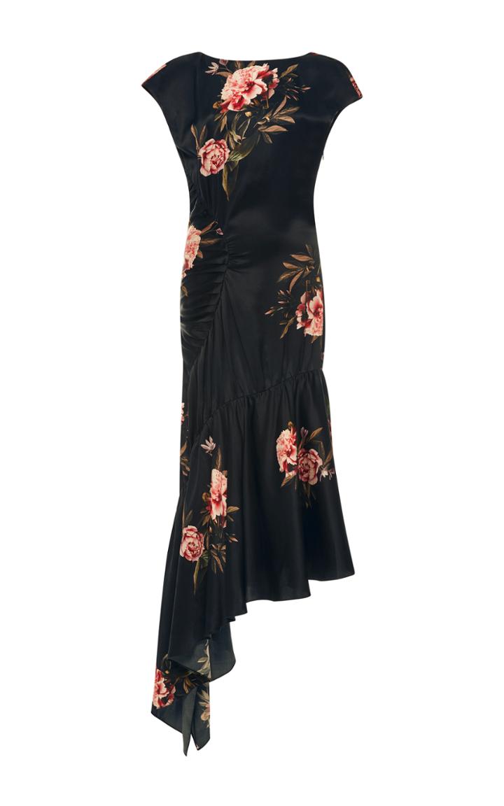 Sachin & Babi Huma Asymmetric Gown