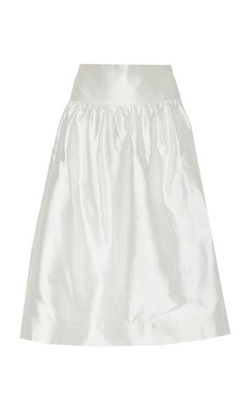 Deitas Shima Shantung Silk A-line Skirt