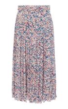 Moda Operandi N21 Floral-print Pleated High-rise Skirt Size: 38