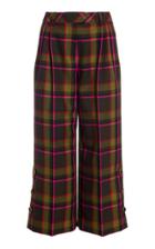 Moda Operandi Ralph & Russo Check Wool Tailored Culottes