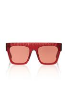Stella Mccartney Sunglasses Logo Stud-embellished Square-frame Sunglasses