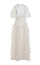 Moda Operandi Huishan Zhang April Silk Bow Gown