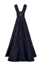 Alex Perry Bryce Floral Brocade Gown