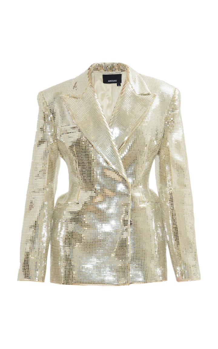 Moda Operandi Anouki Double Breasted Disco Blazer